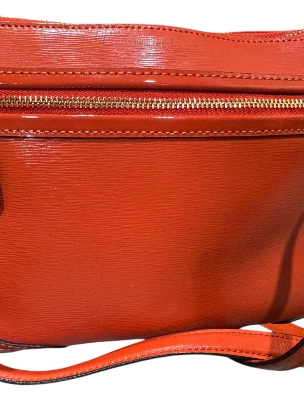 Coach Mickie Crossbody in Vermillion Leather w COA - Picture 12 of 15